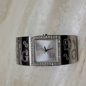Guess stanless steel watch.